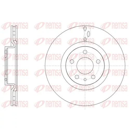 Brzdový kotúč REMSA 61501.10