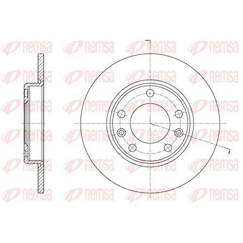 Brzdový kotúč REMSA 61585.00
