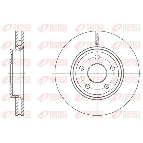 Brzdový kotúč REMSA 61668.10