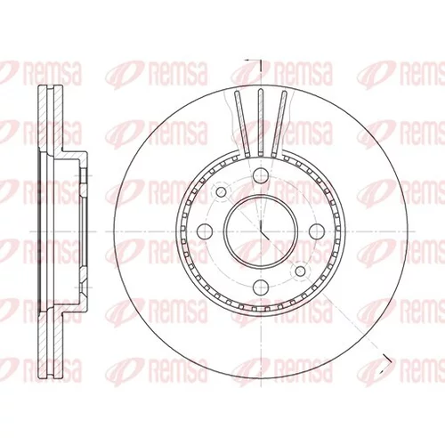 Brzdový kotúč REMSA 6227.10