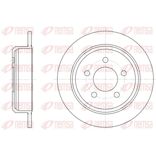 Brzdový kotúč REMSA 6913.00
