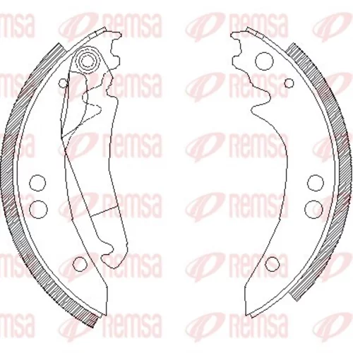 Brzdové čeľuste REMSA 4136.00