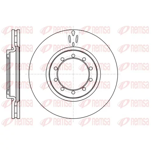 Brzdový kotúč REMSA 61039.10