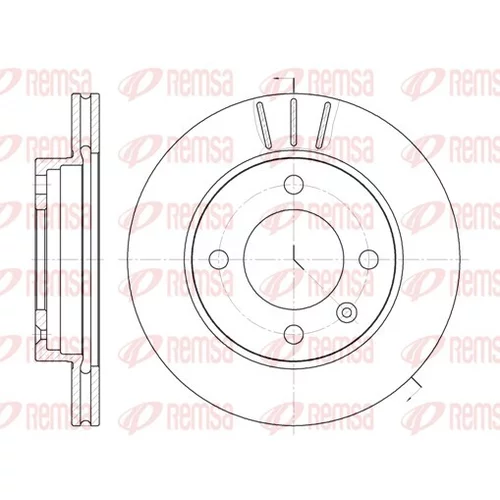 Brzdový kotúč REMSA 6106.10