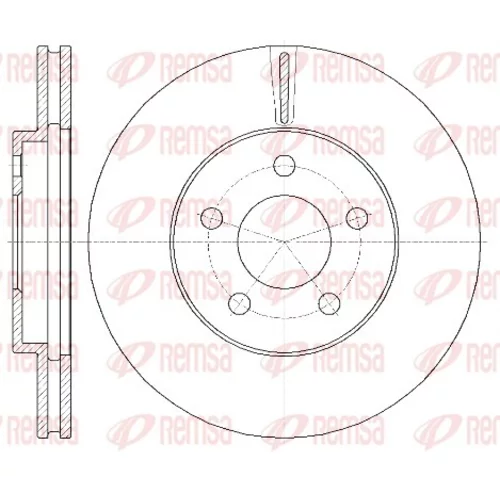 Brzdový kotúč REMSA 61369.10