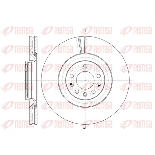 Brzdový kotúč REMSA 61487.10