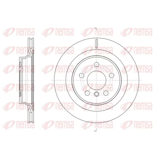 Brzdový kotúč REMSA 61632.10