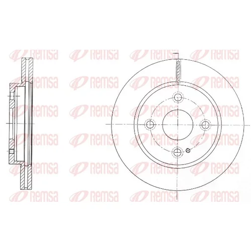 Brzdový kotúč REMSA 61738.10