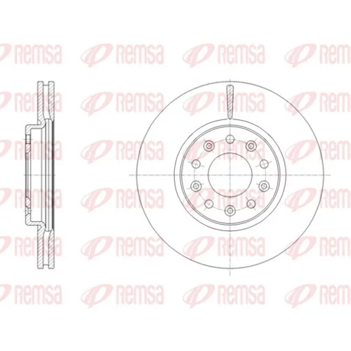 Brzdový kotúč REMSA 61817.10
