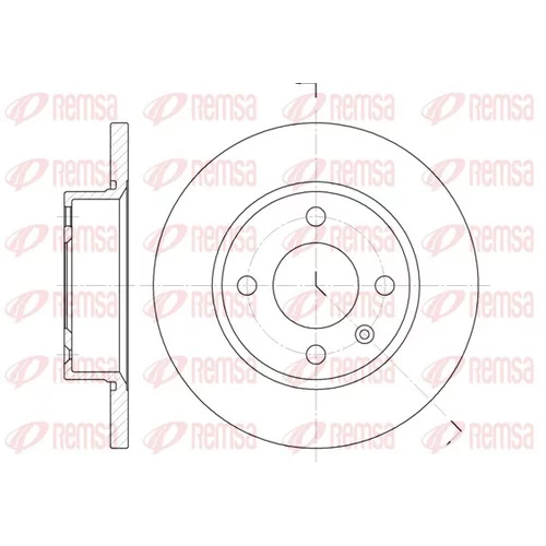 Brzdový kotúč REMSA 6425.00
