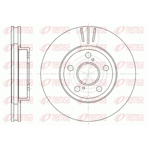 Brzdový kotúč REMSA 6540.10