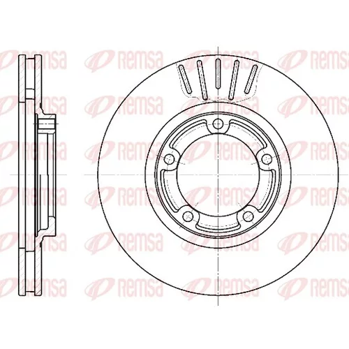 Brzdový kotúč REMSA 6794.10