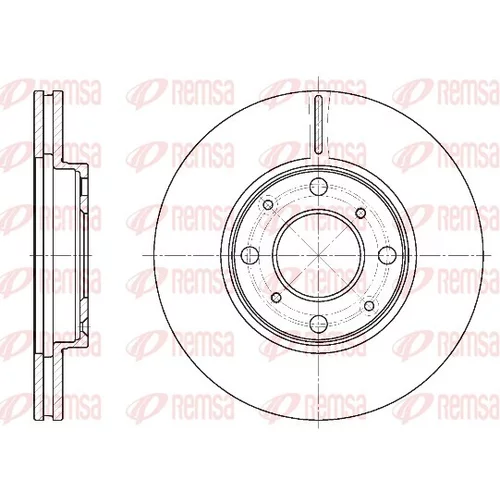 Brzdový kotúč REMSA 6844.10