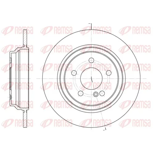 Brzdový kotúč REMSA 6864.00