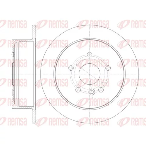 Brzdový kotúč REMSA 6911.00