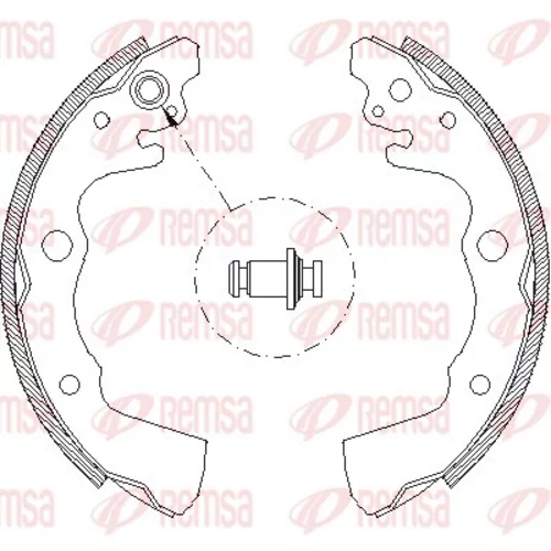 Brzdové čeľuste REMSA 4662.00