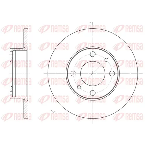 Brzdový kotúč REMSA 6030.00