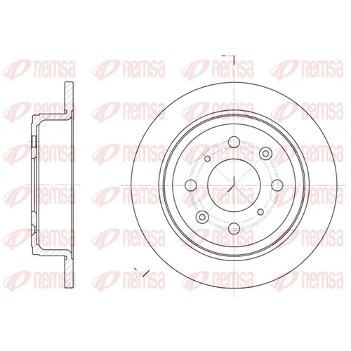 Brzdový kotúč REMSA 6083.00