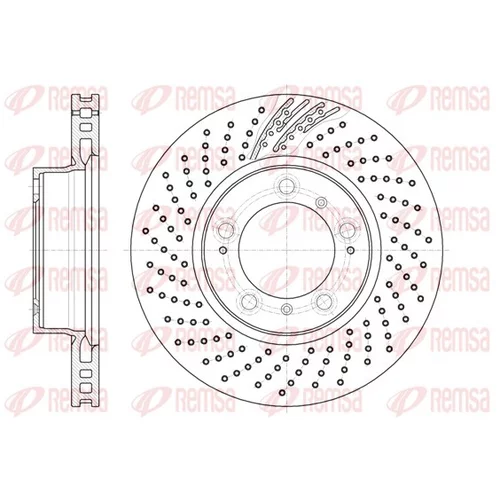 Brzdový kotúč REMSA 61133.10