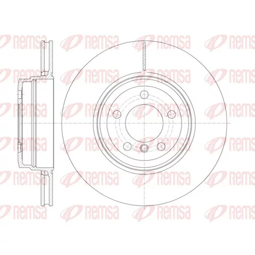 Brzdový kotúč REMSA 61141.10