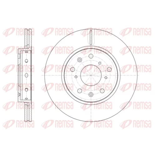 Brzdový kotúč REMSA 61417.10