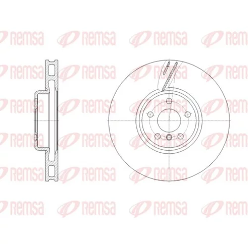 Brzdový kotúč REMSA 62127.10