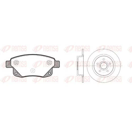 Sada bŕzd, Kotúčová brzda REMSA 81252.01