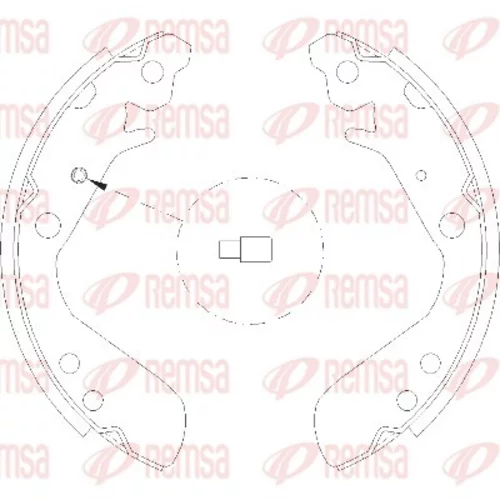 Brzdové čeľuste REMSA 4156.00