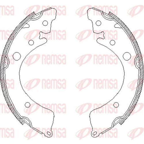 Brzdové čeľuste REMSA 4350.00