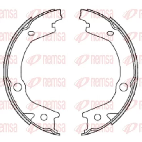 Brzdová čeľusť, parkovacia brzda REMSA 4697.00
