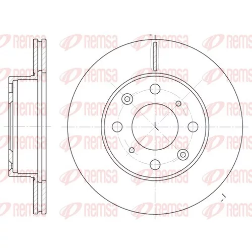 Brzdový kotúč REMSA 6038.10