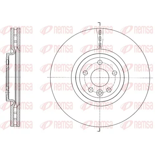 Brzdový kotúč REMSA 61758.10