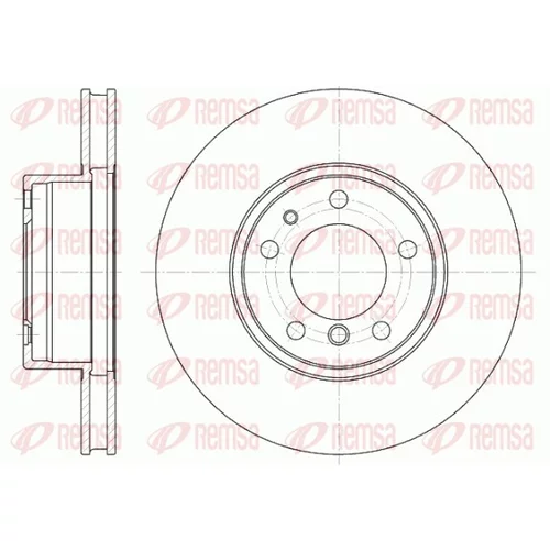 Brzdový kotúč REMSA 6349.10