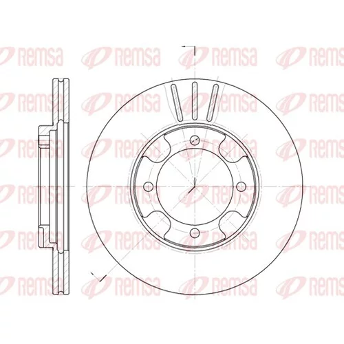 Brzdový kotúč REMSA 6389.10