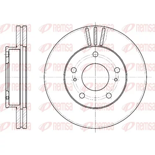 Brzdový kotúč REMSA 6444.10