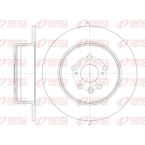 Brzdový kotúč REMSA 6910.00