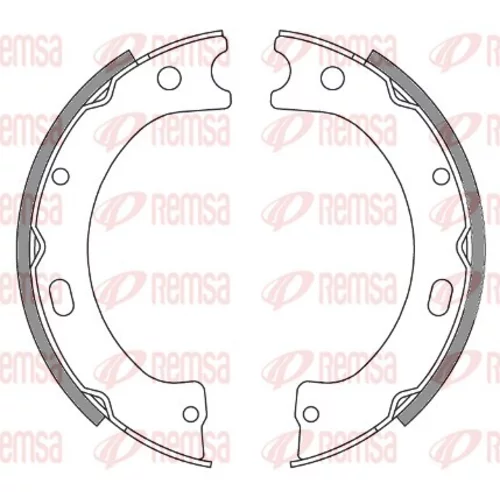 Brzdová čeľusť, parkovacia brzda REMSA 4243.00