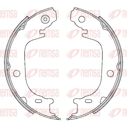 Brzdová čeľusť, parkovacia brzda REMSA 4516.00