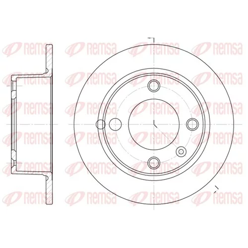 Brzdový kotúč REMSA 6023.00