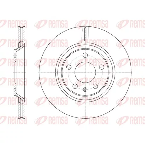 Brzdový kotúč REMSA 61012.10