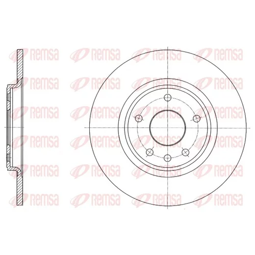 Brzdový kotúč REMSA 61559.00