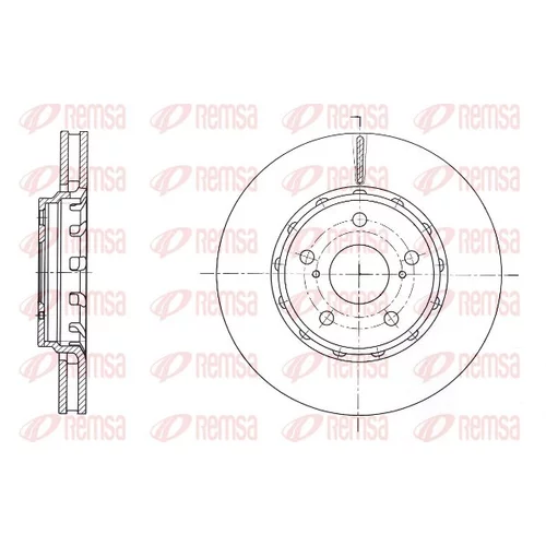 Brzdový kotúč REMSA 61593.10