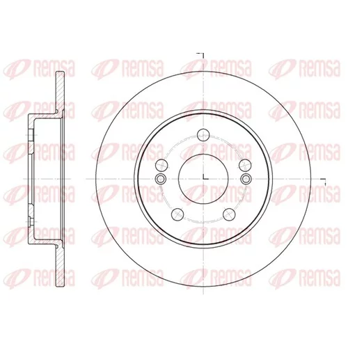 Brzdový kotúč REMSA 6239.01