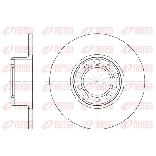Brzdový kotúč REMSA 6263.00