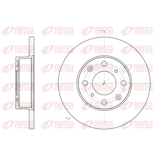 Brzdový kotúč REMSA 6370.00
