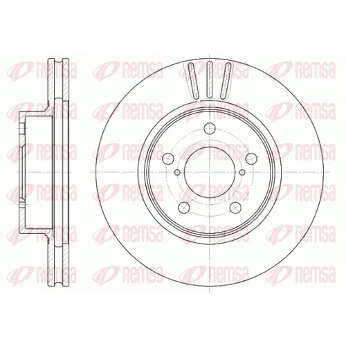 Brzdový kotúč REMSA 6397.10