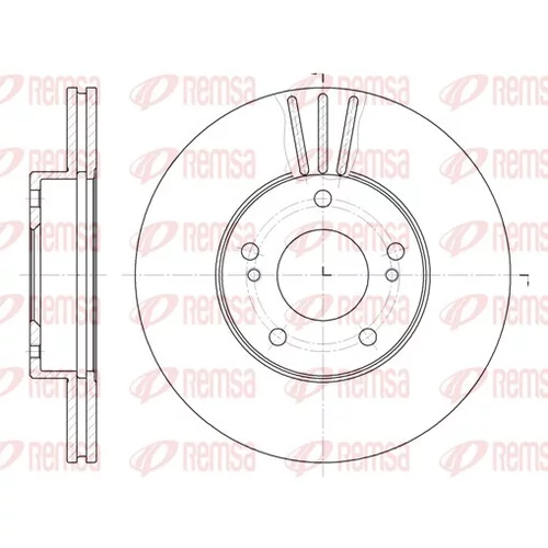 Brzdový kotúč REMSA 6474.10
