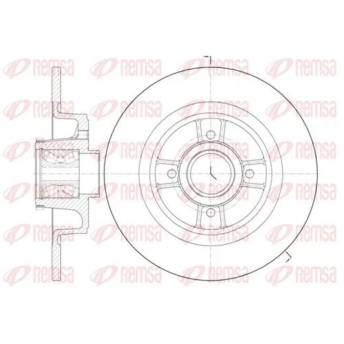 Brzdový kotúč REMSA 6698.20