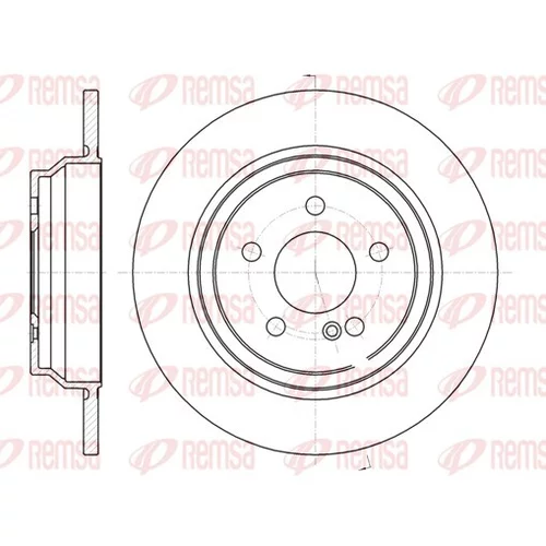 Brzdový kotúč REMSA 61033.00