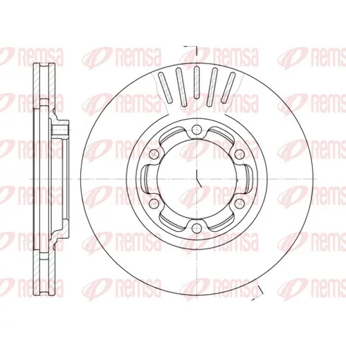 Brzdový kotúč REMSA 61083.10